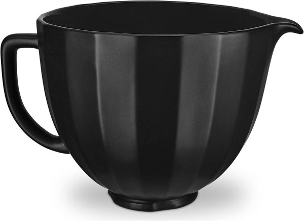 KitchenAid 5-Quart Poppy Ceramic Bowl | Fits 4.5-Quart & 5-Quart KitchenAid  Tilt-Head Stand Mixers